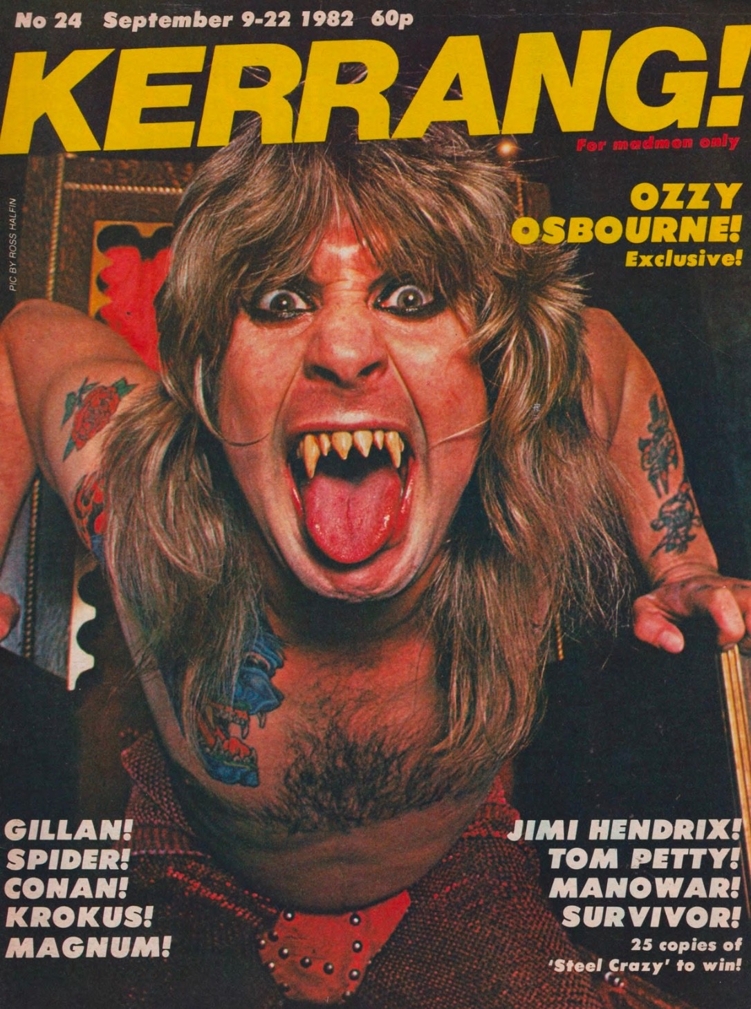 KERRANG magazines #1-40 complete 1981-1983 on USB, and 100+ 80s Hit Parader mags
