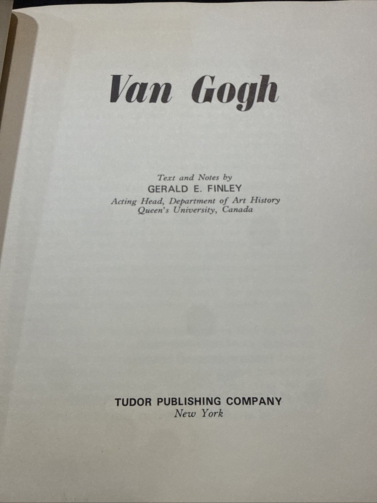 VAN GOGH 91 Fine Color Reproductions notes by Finley Japan 1966 READ Descrption