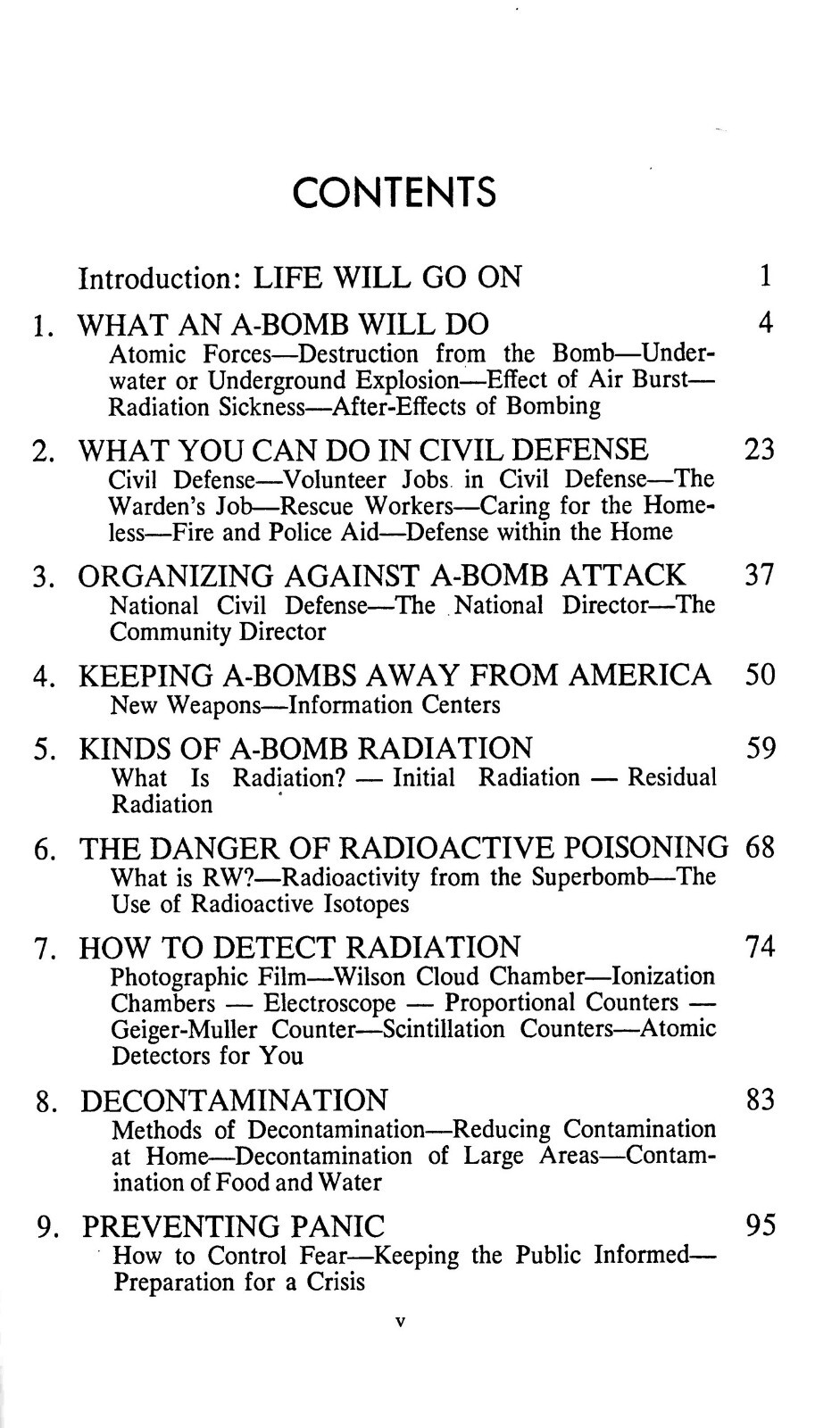 Atomic (Nuclear) bombing how to protect yourself “1950” 191 Pages