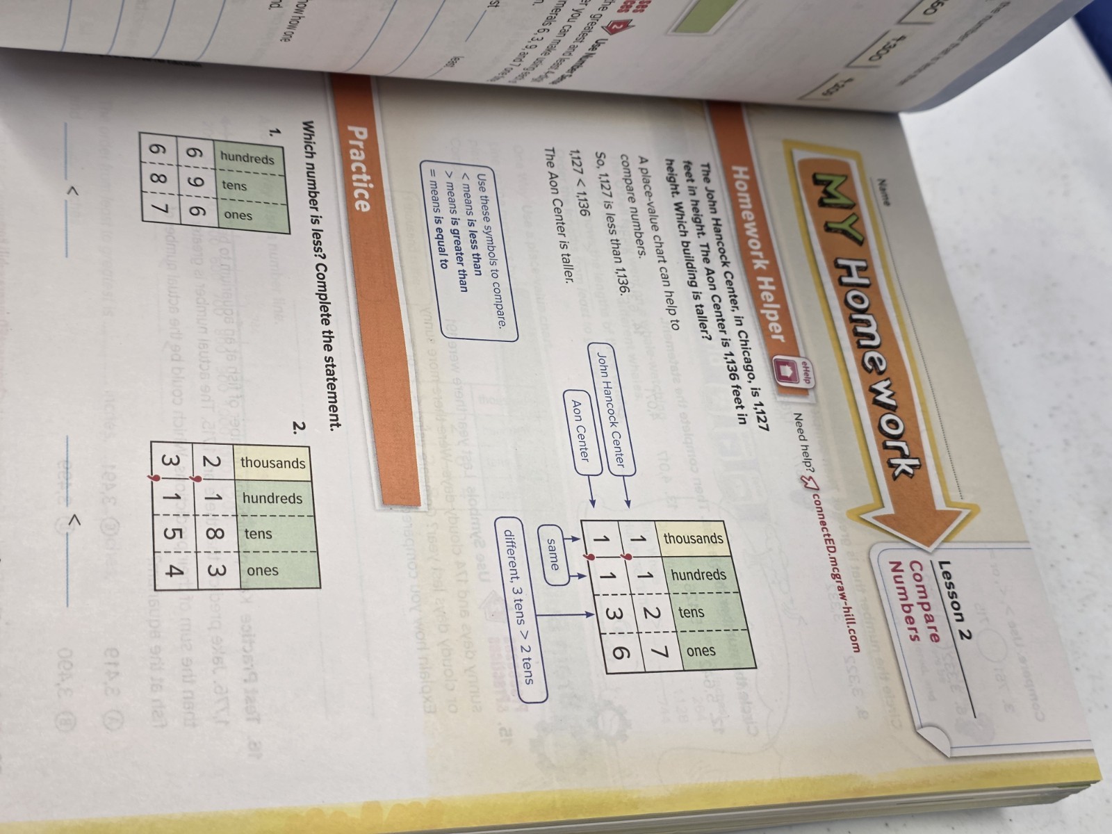 McGraw-Hill My Math Book (Grade 3) Volumes 1 and 2, Student Edition Set, 2 Books
