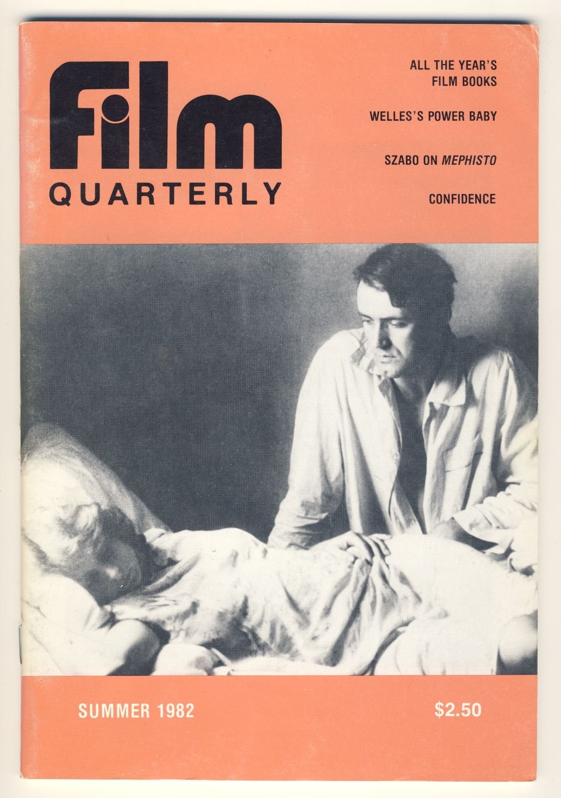 1982 Film Quarterly Movies History Istvan Szabo Orson Welles Hollywood 1980s