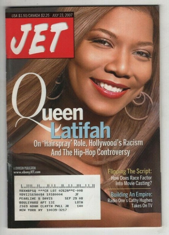 Jet Mag Queen Latifah Cathy Hughes July 23, 2007 062520nonr