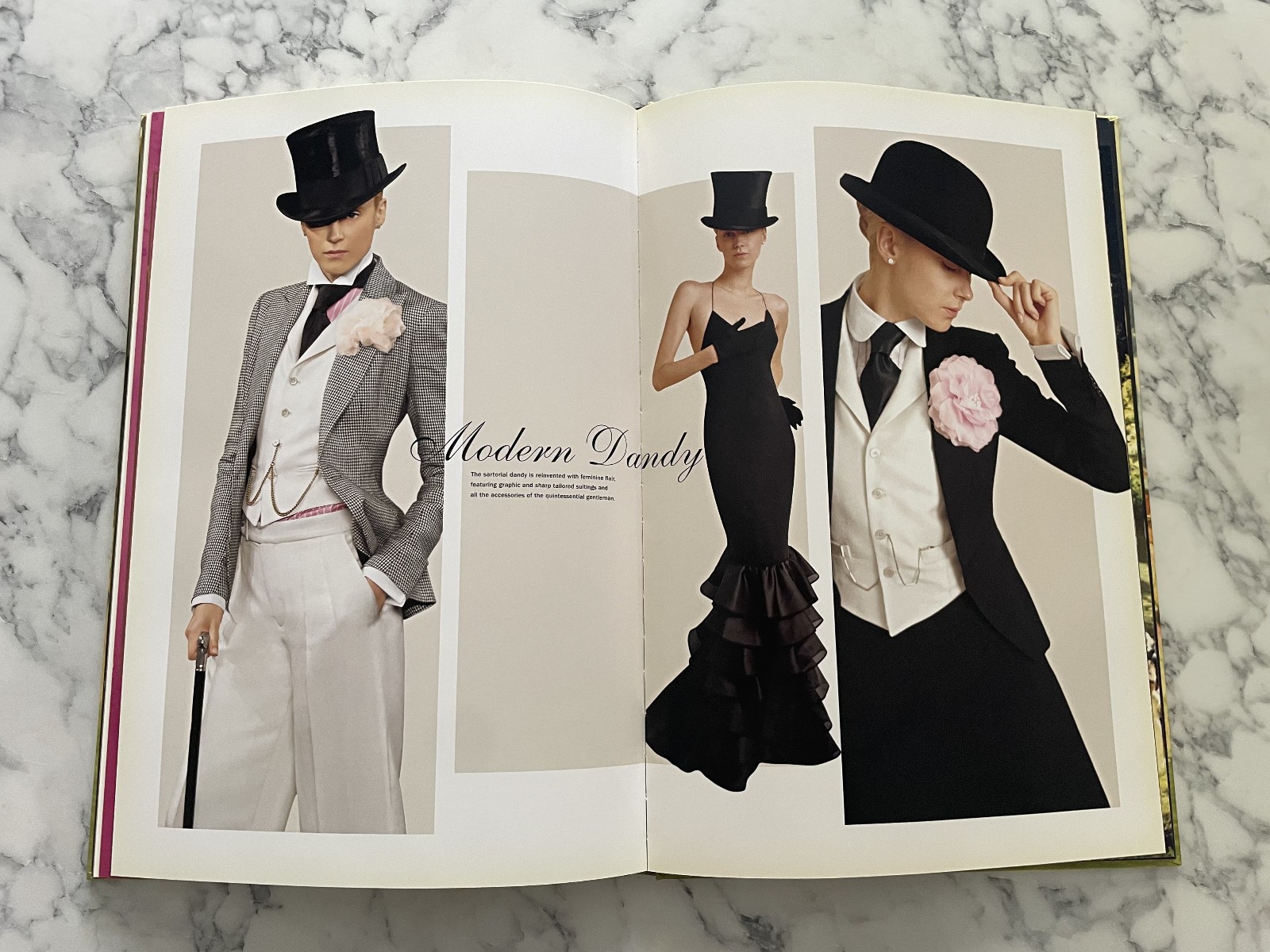 HUGE RARE 1st ED RALPH LAUREN 40TH ANNIV 88 PAGES FASHION DESIGN HARDCOVER BOOK