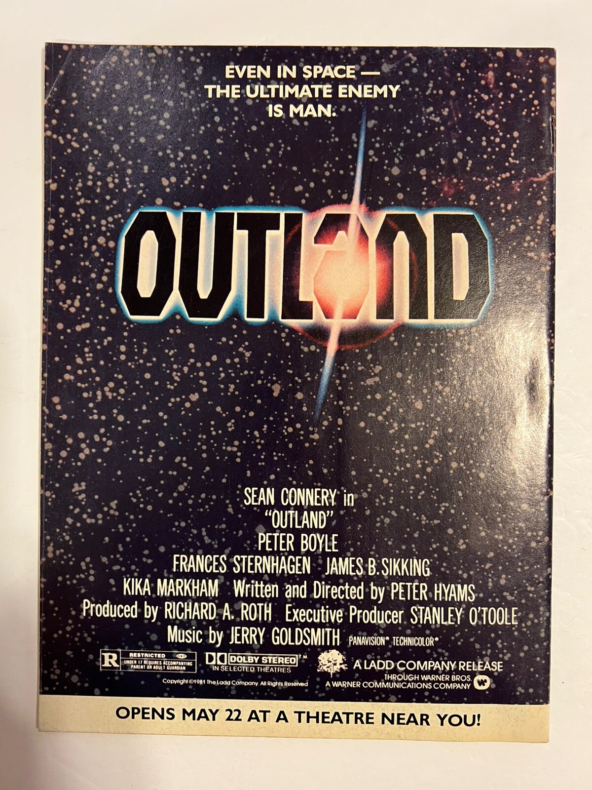 Vtg Starlog Number 47 June 1981 Superman II Christopher Reeve, Outland, Trek G+