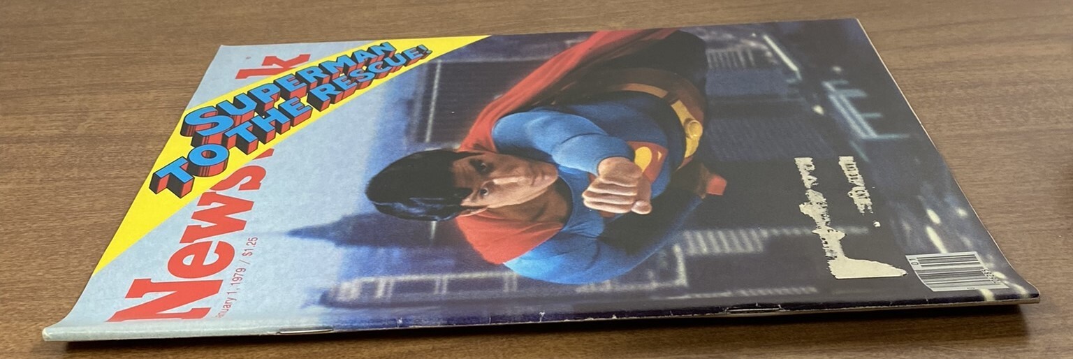 Newsweek Magazine Jan 1, 1979 – Superman to the Rescue! Christopher Reeve Cover