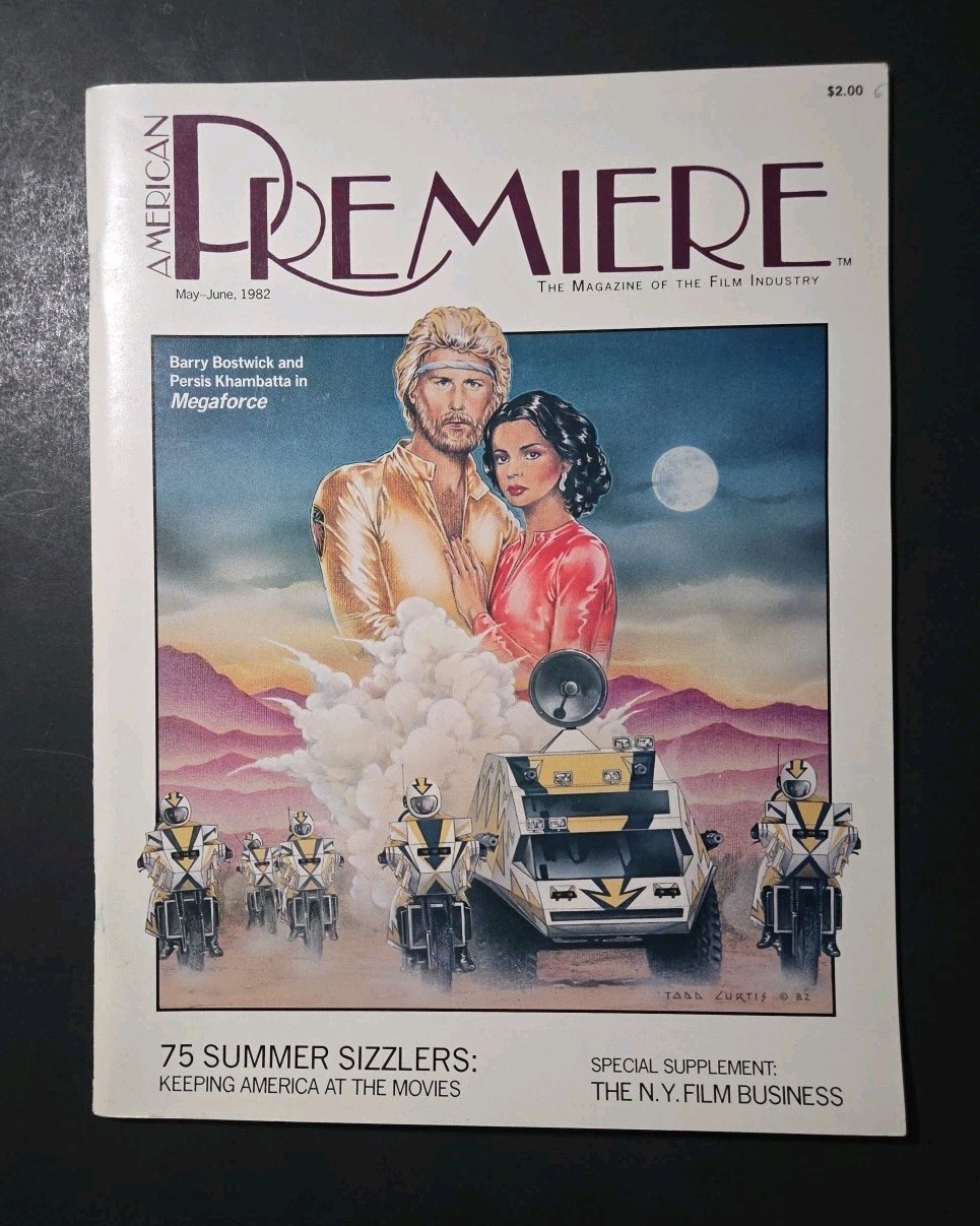 Vintage American Premiere Magazine May–June 1982 Megaforce Barry Bostwick