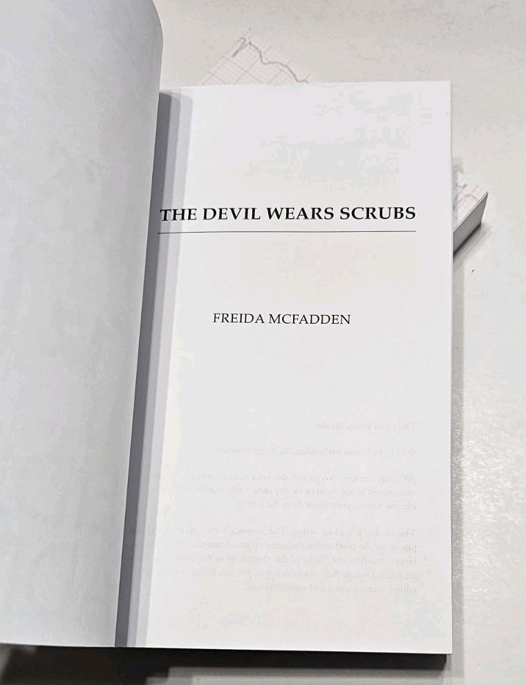 Freida McFadden The Devil You Know & The Devil Wears Scrubs Dr. Jane Mcgill NEW