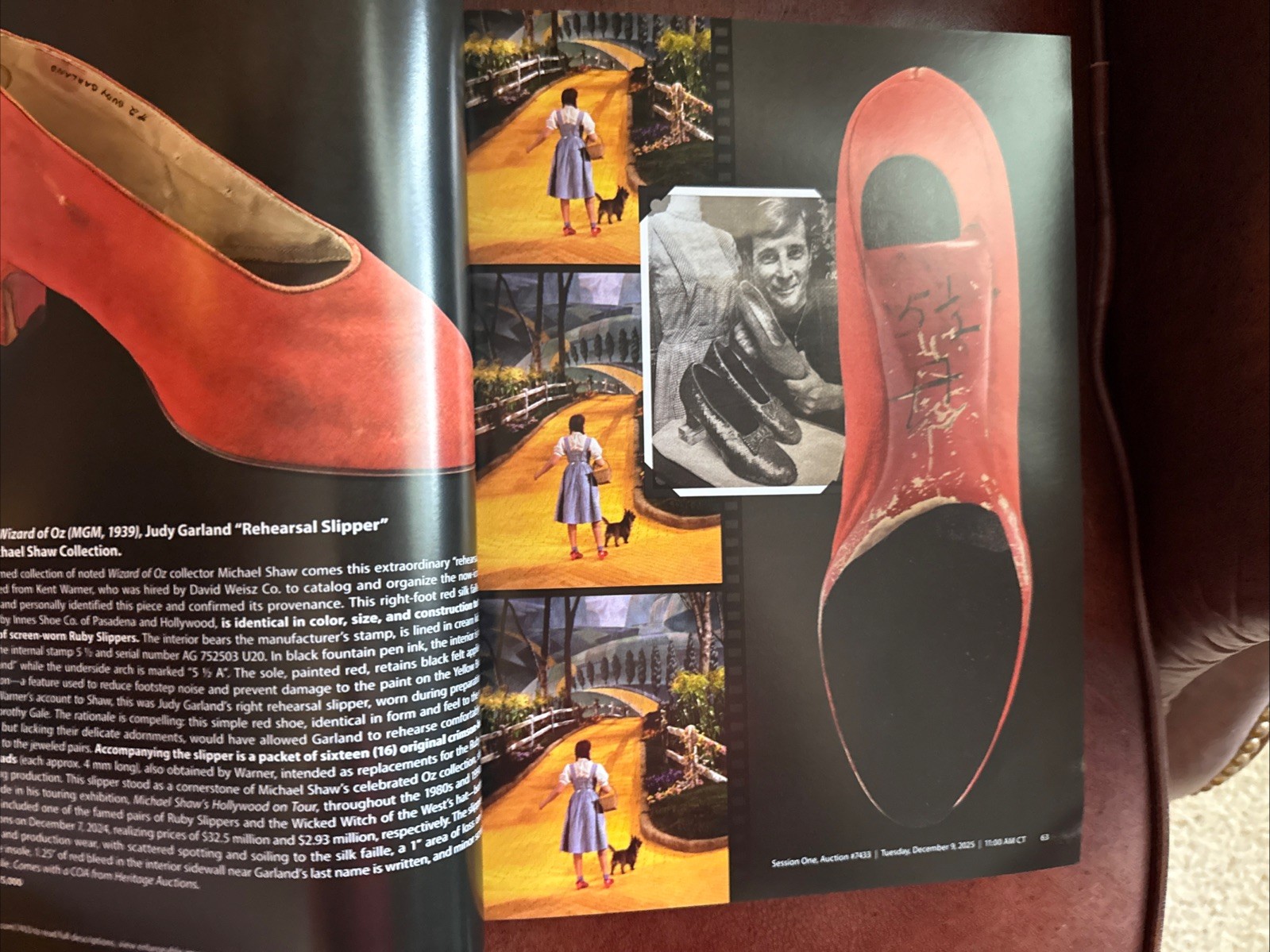 HERITAGE Auctions Catalog 12/25 Wizard of OZ – 500 pages! Star Wars Trek Disney