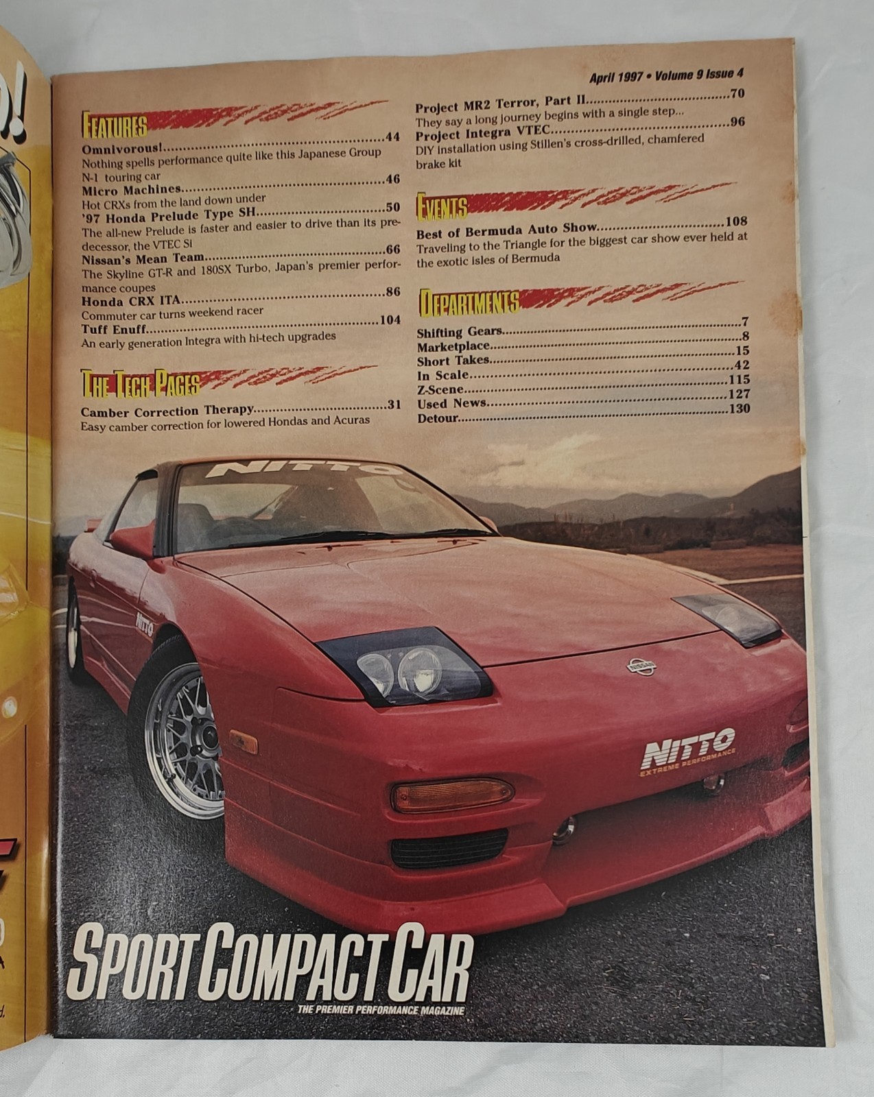 Sport Compact Car Magazine VOL 9 NO 4 April 1997 Vintage Japan Premier Supercars