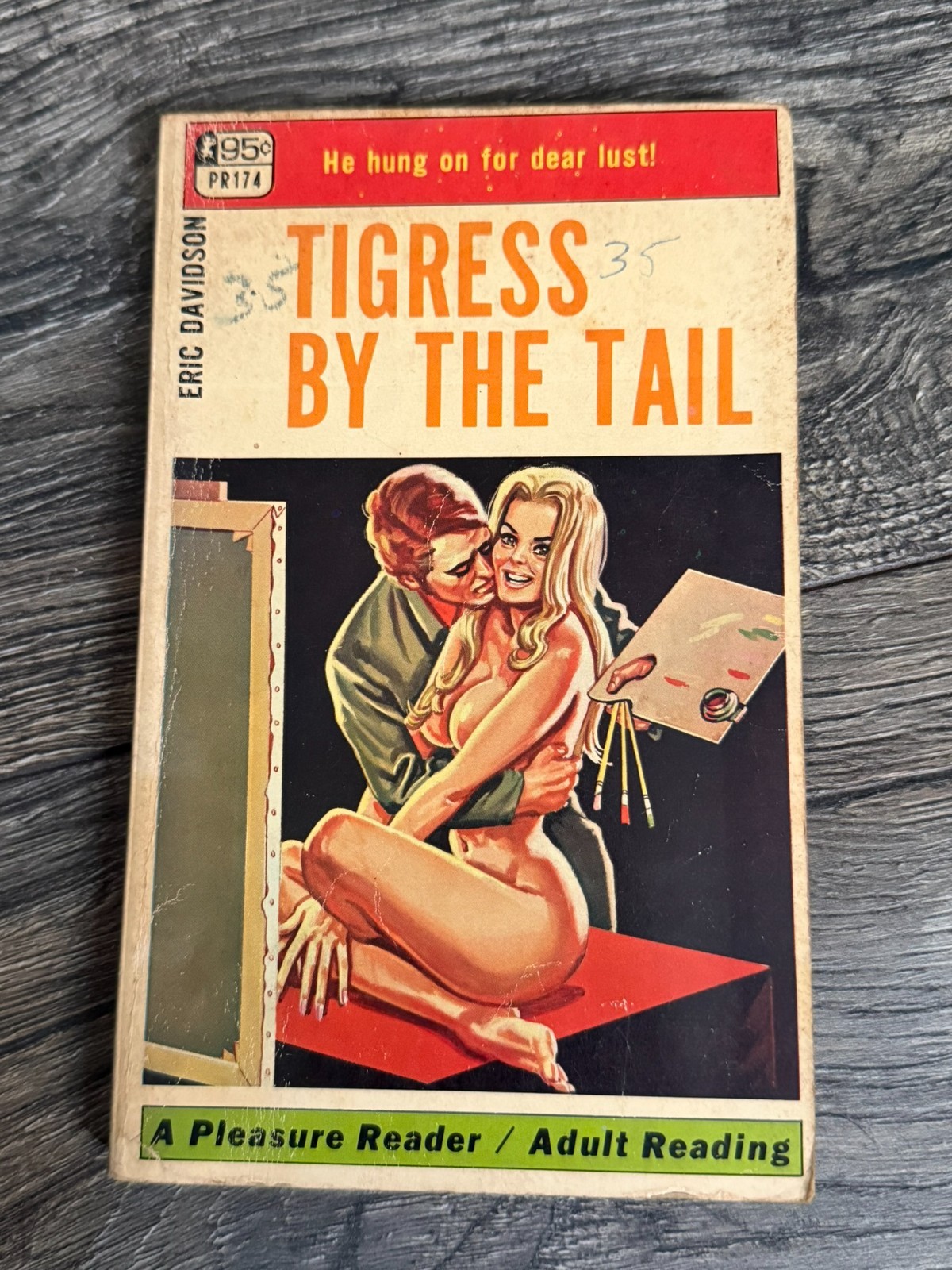 Vintage Sleaze Paperback Tigress By The Tail 1968 Pleasure Reader Eric Davidson