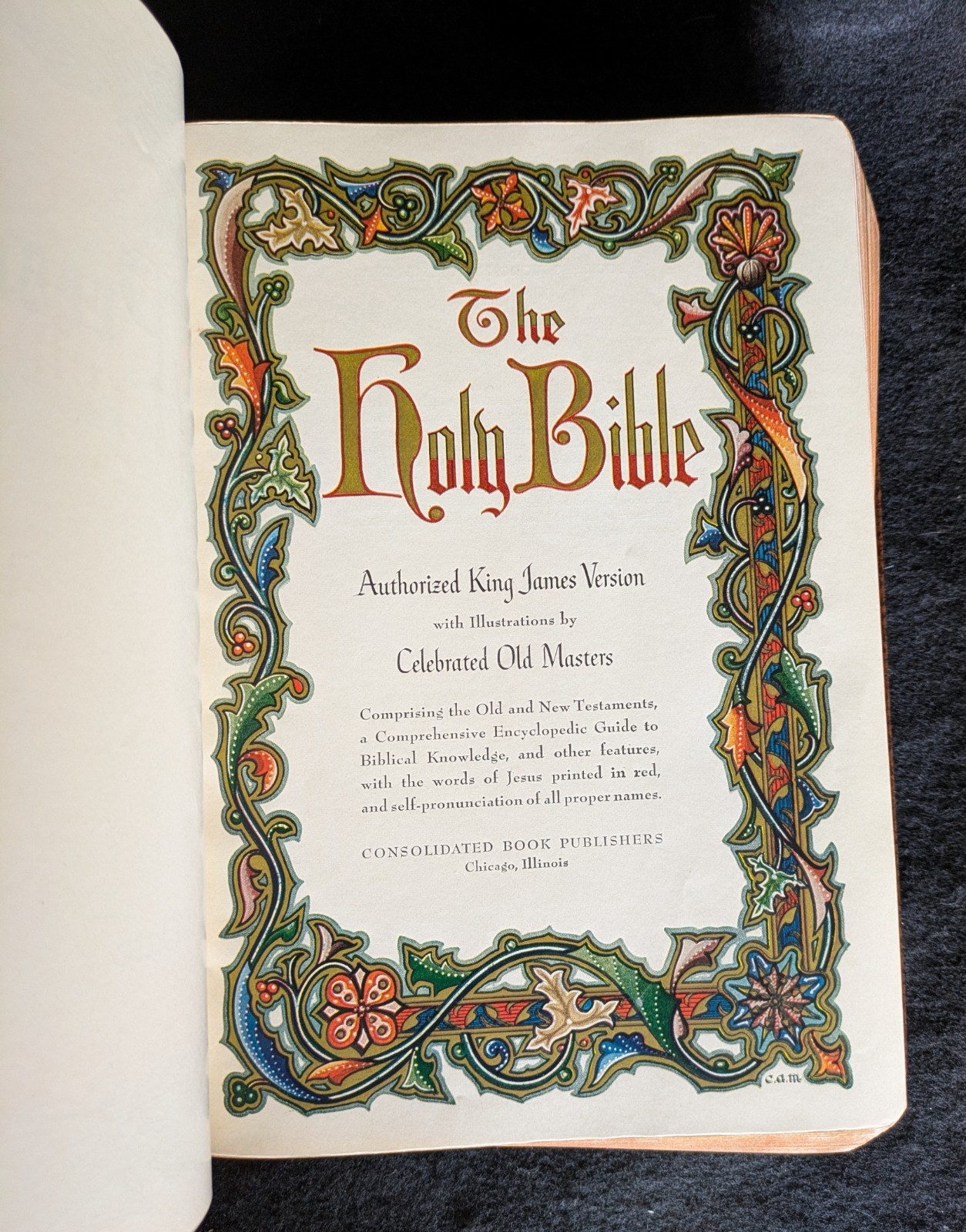 Vintage The Holy Bible Heritage Edition 1954 King James Version Clean