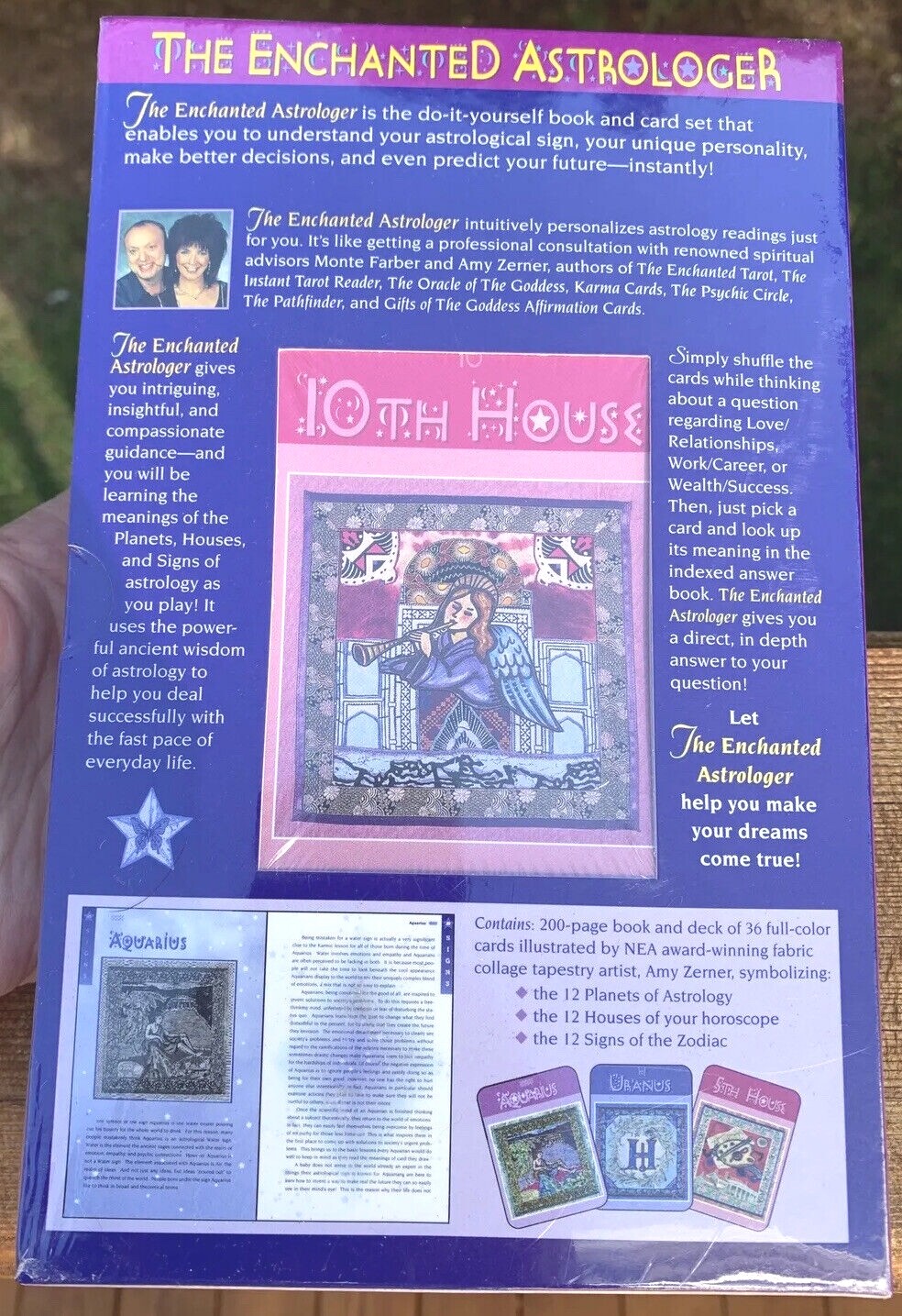 The Enchanted Astrologer Your Personal Oracle Book & Cards Farber & Zerner NEW