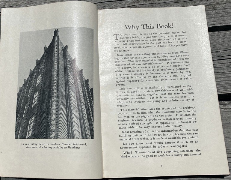 THE BRICK SALESMAN Ralph Stoddard 1928 hc 102 pages; Technical Information, etc
