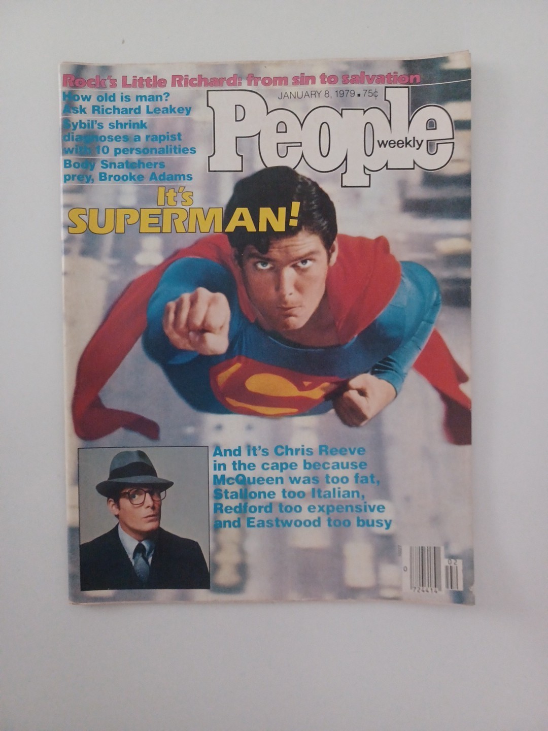 People Weekly Magazine January 8, 1979 Superman Christopher Reeve