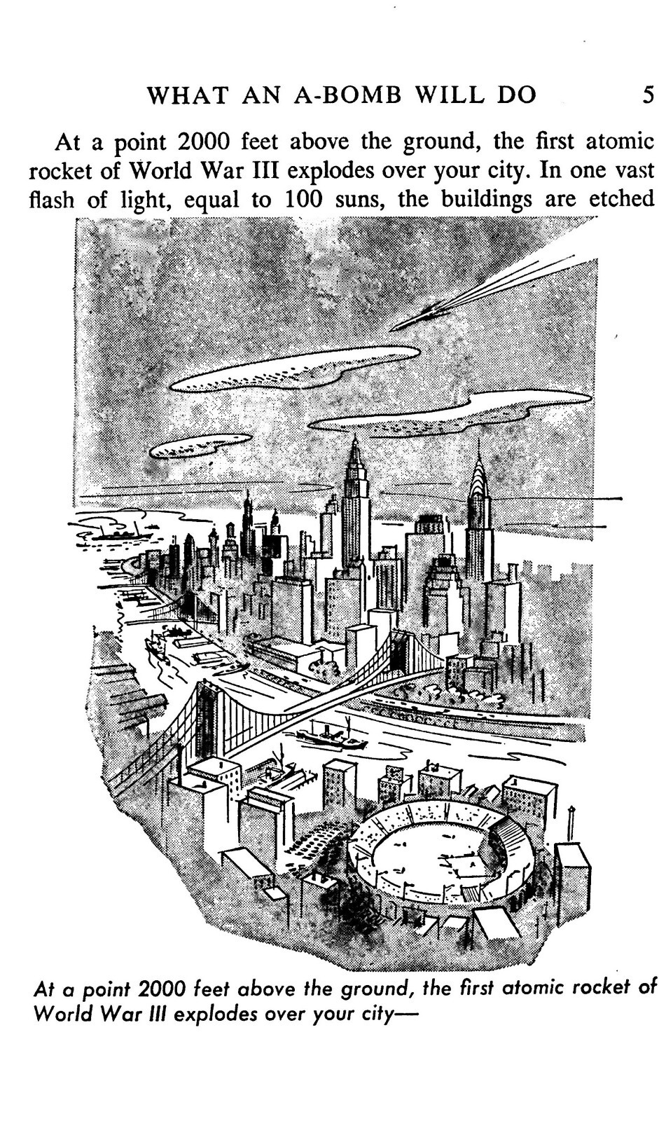 Atomic (Nuclear) bombing how to protect yourself “1950” 191 Pages