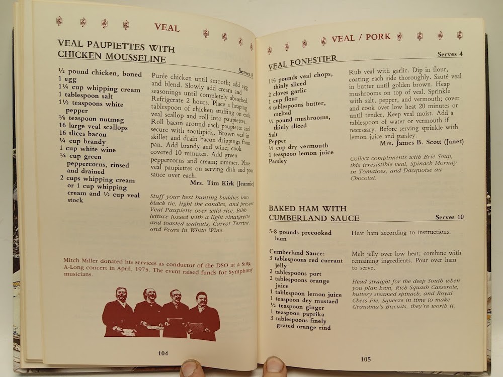 The Dallas Symphony Cookbook Orchestra League 1983 B43