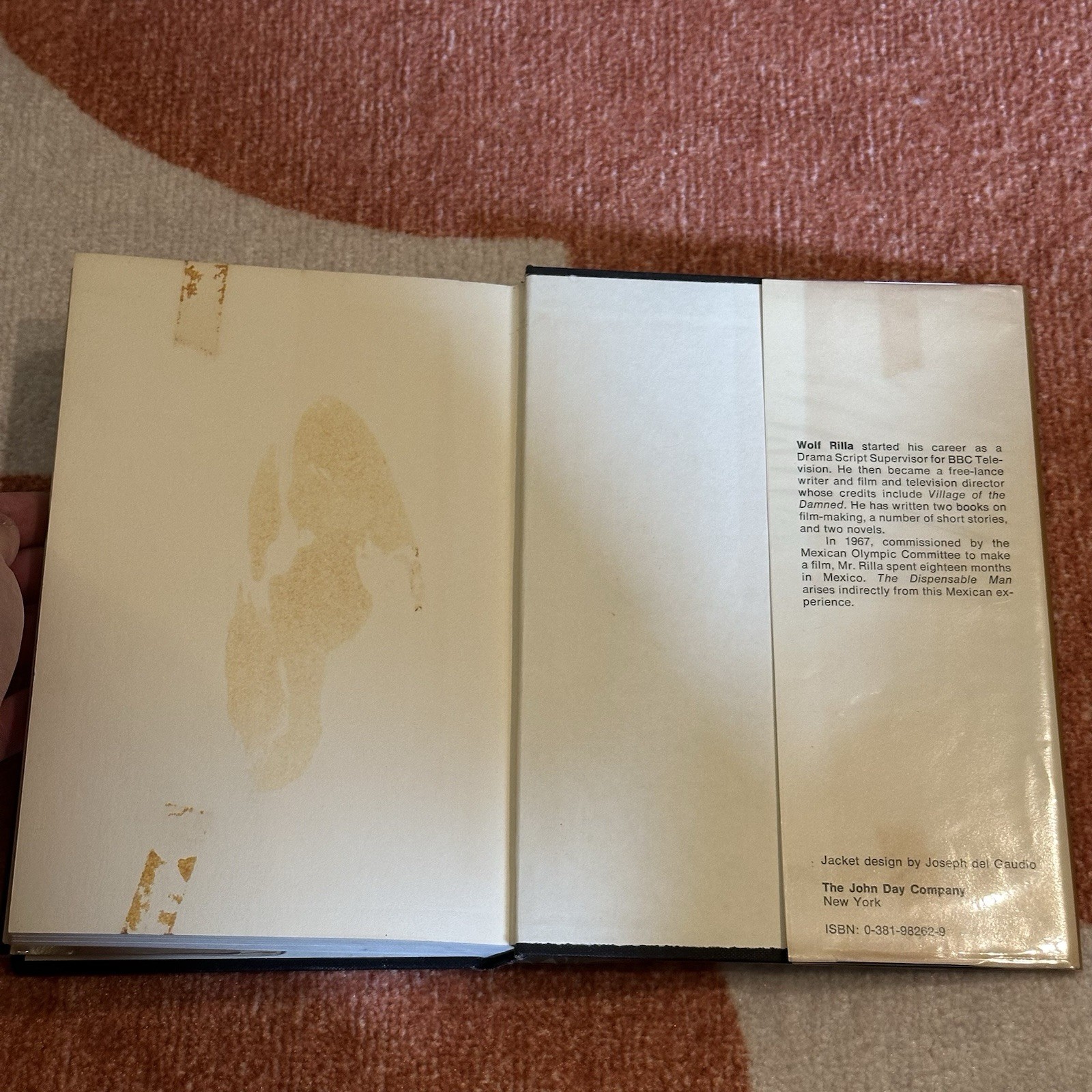 The Dispensable Man Hardcover Wolf Peter Rilla First Edition