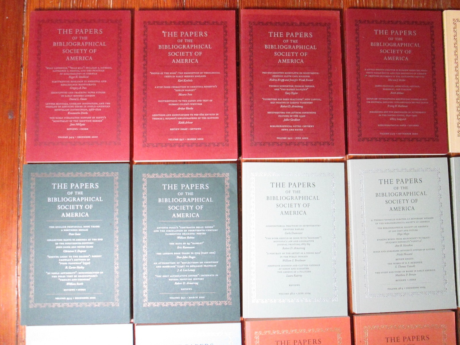 Printing Rare Books Papers Bibliographical Society of America Lot Bibliography +