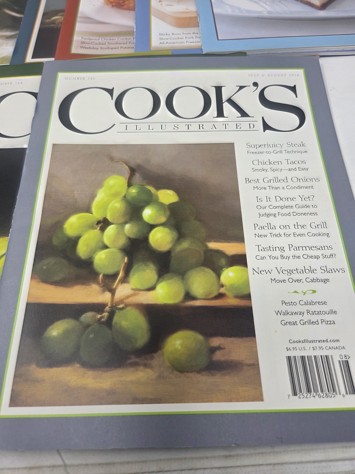 Cook’s Illustrated Magazine Lot of 20 Cooking Recipes -Lot G
