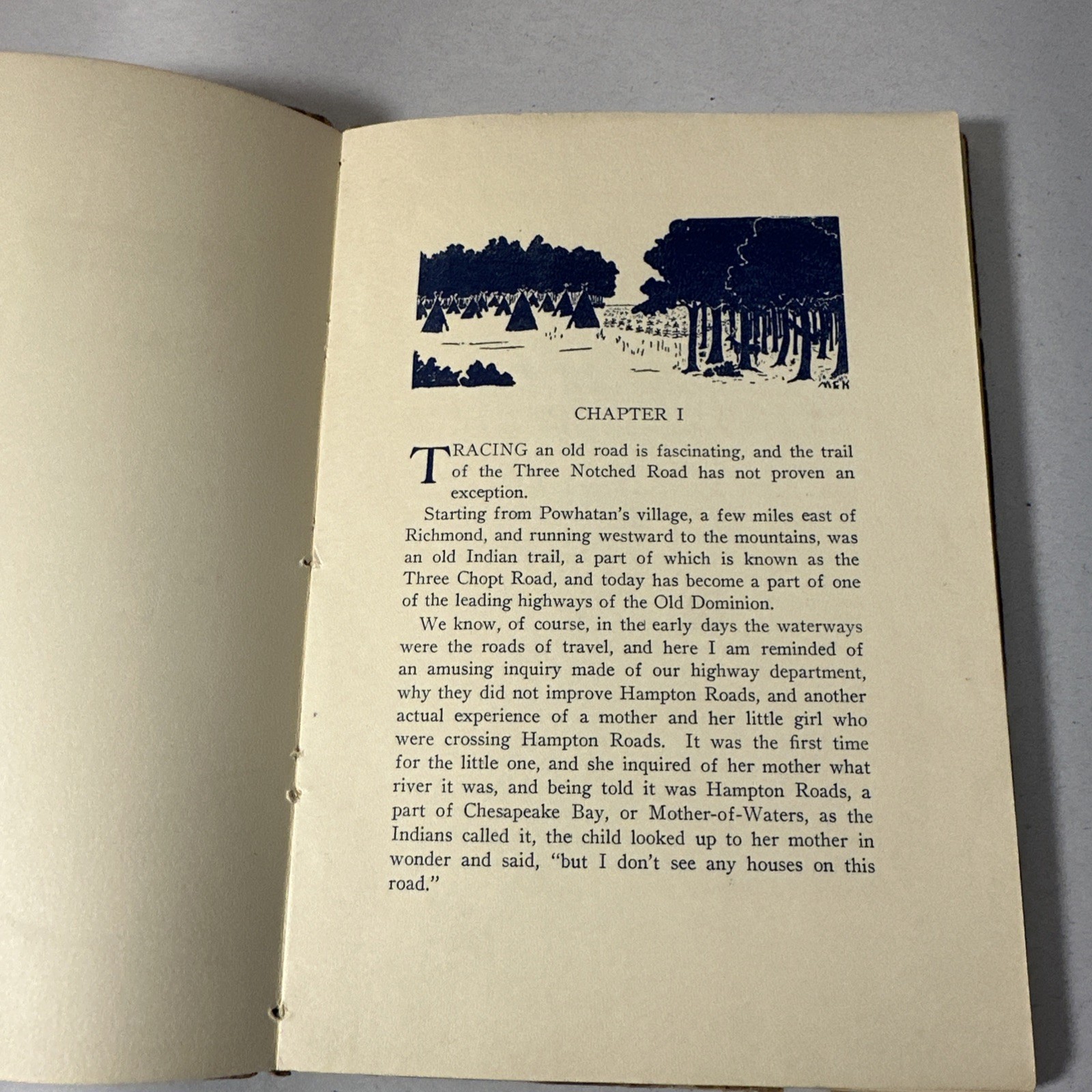 Trail Three Notched Road Ethel Kern 1928 First Edition SIGNED Book Virginia