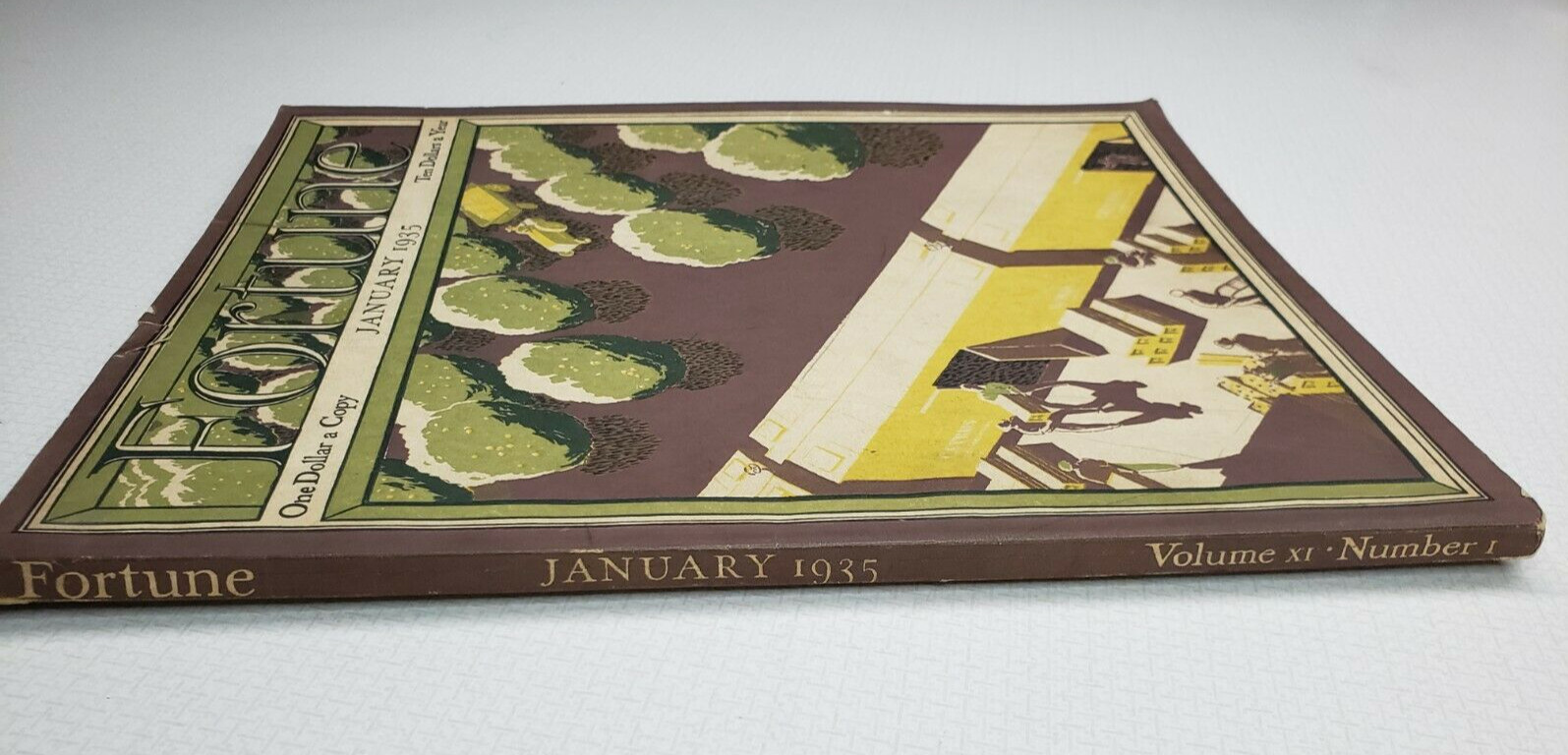 VINTAGE Fortune Magazine January 1935 Volume XI No.1 Softcover 144 Pages