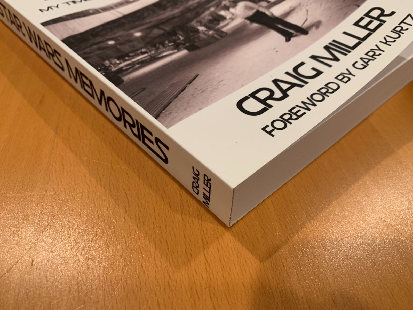 SIGNED STAR WARS MEMORIES – by CRAIG MILLER – 1st Edition UNREAD + PHOTO