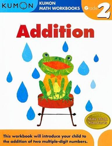 Grade 2 Addition (Kumon Math Workbooks) – Paperback – VERY GOOD