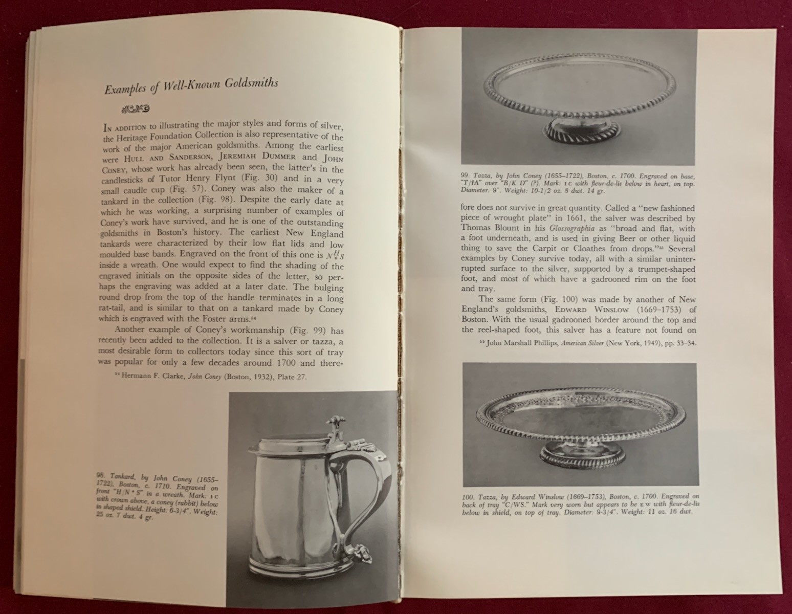 Heritage Foundation Collection American Antique Silver – 2 Disbound Books