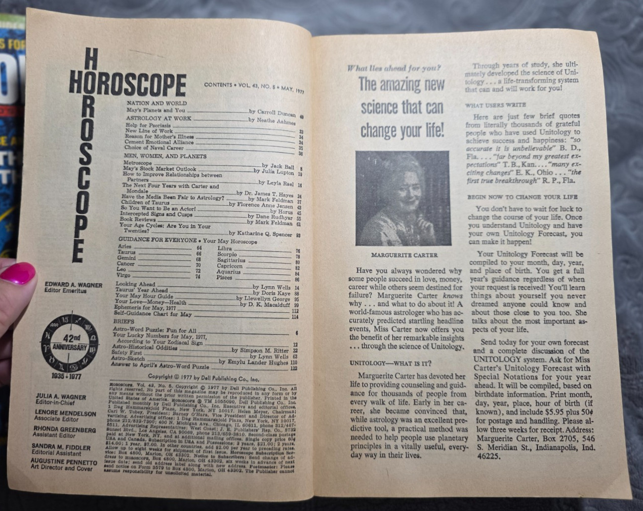 Horoscope & American Astrology 1976-1978 Magazine LOT of 10 Psychic Zodiac Vint.