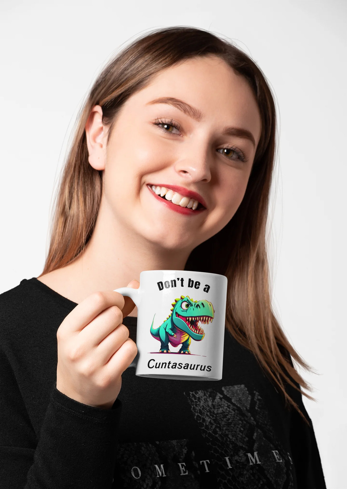 Dinosaur Funny Mug. Novelty 11/15 Oz, Coffee,Gift,Office,Home,naughty,Present