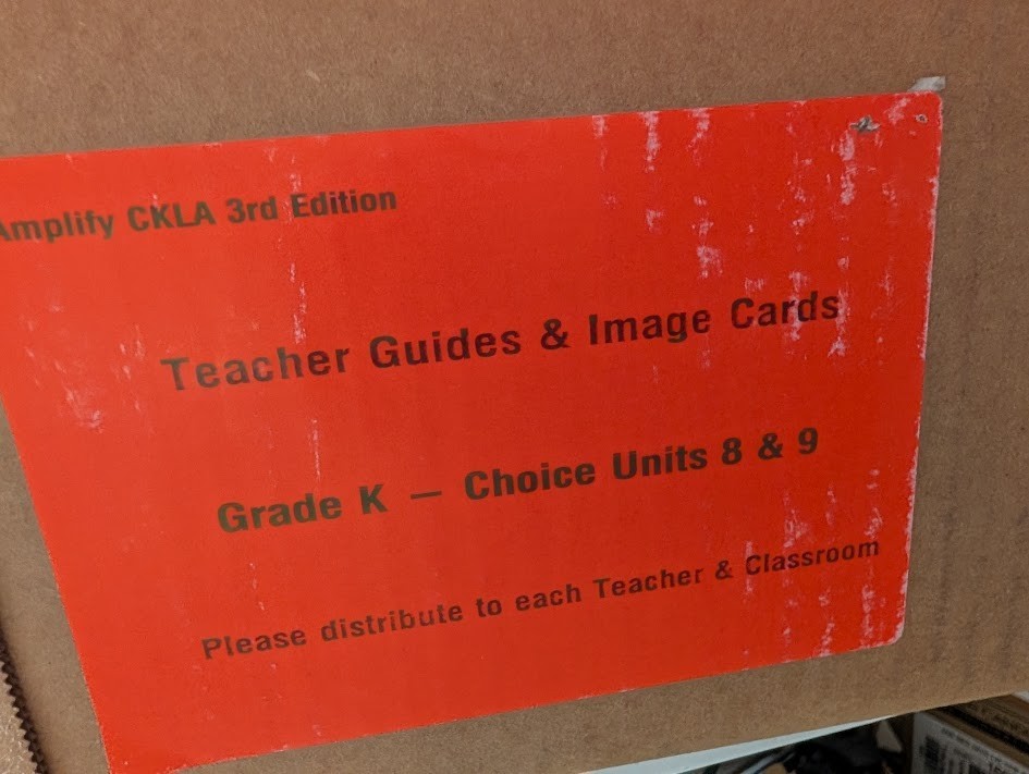 AMPLIFY GK Teacher Guides & Image Cards Units 8 & 9