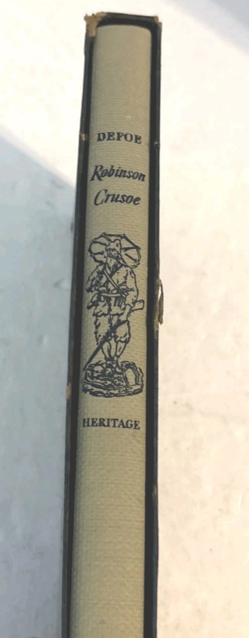 1930 The Life & Strange Surprising Adventures of Robinson Crusoe Defoe Slipcase