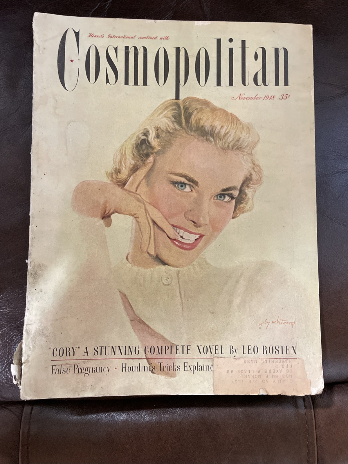 COSMOPOLITAN Magazine Nov 1948 Magic How Houdini Did It