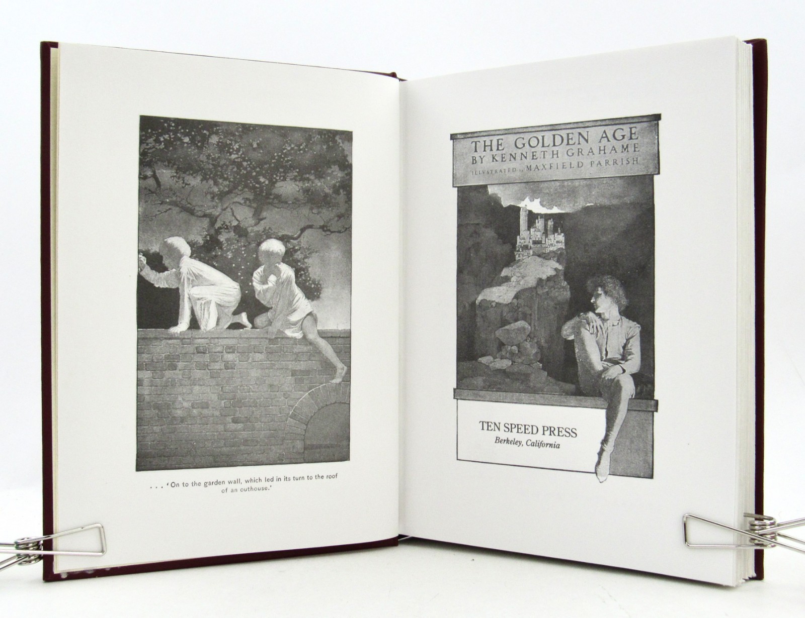 THE GOLDEN AGE Kenneth Grahame & Maxfield Parrish 1993 Ten Speed Press HBDJ EXC