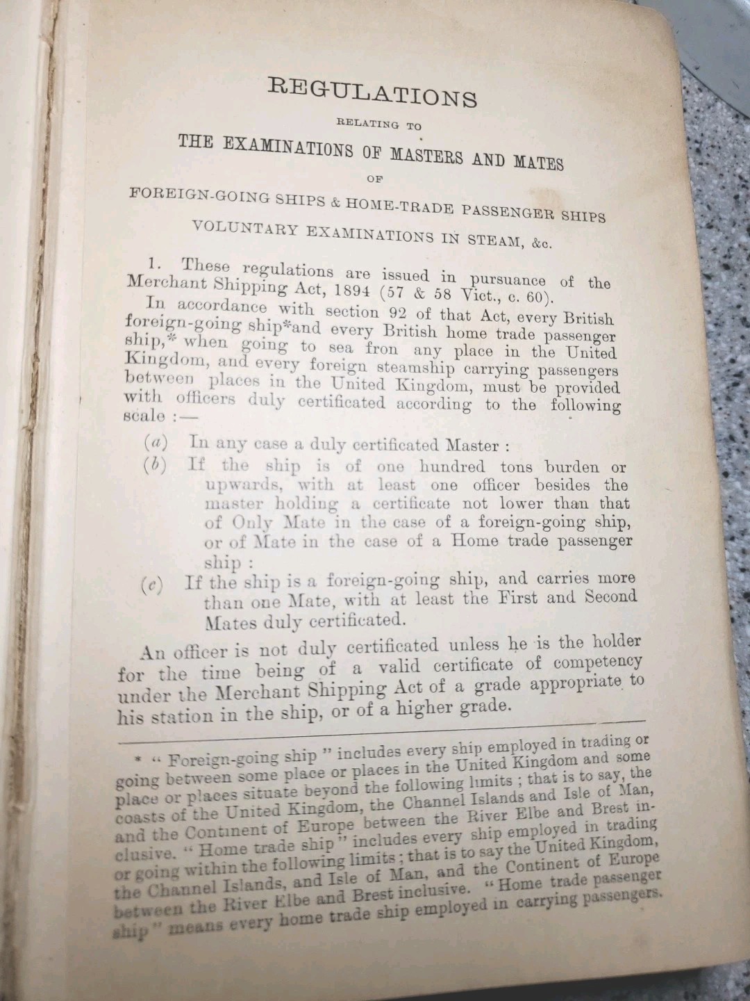 REED’S NEW GUIDE BOOK TO THE LOCAL MARINE EXAMS SUNDERLAND 1899 1800s
