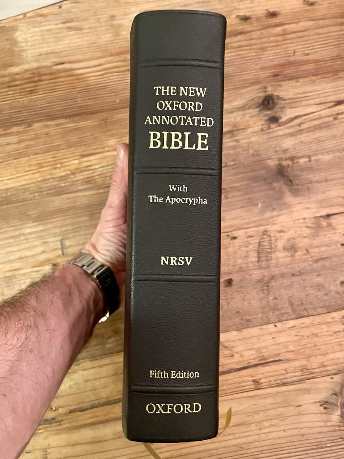 New Oxford Annotated Bible NRSV – 5th Edition- Leather Bound – Out of Print
