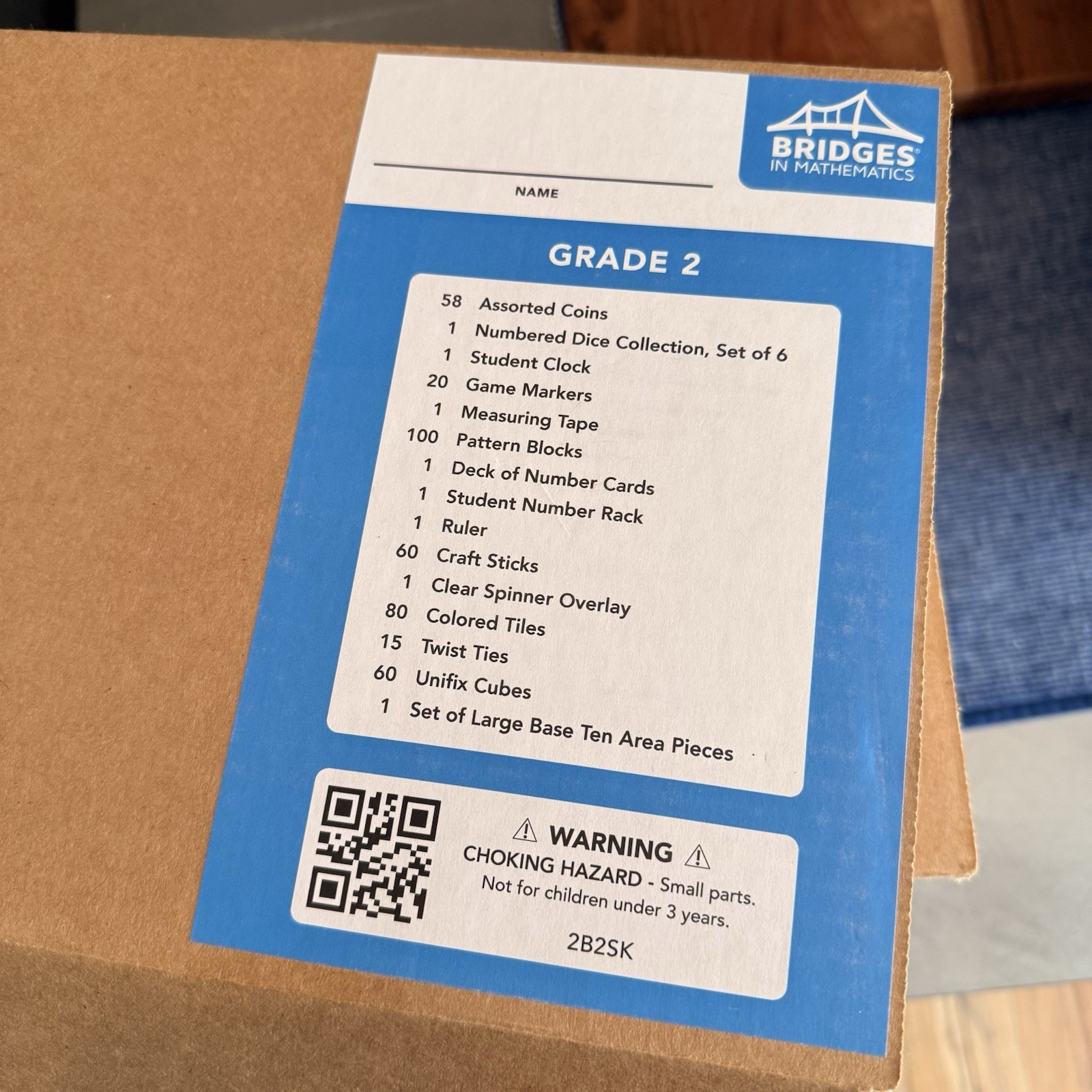 Bridges In Mathematics 2nd Grade Student Learning Kit Math – New W/ All Parts
