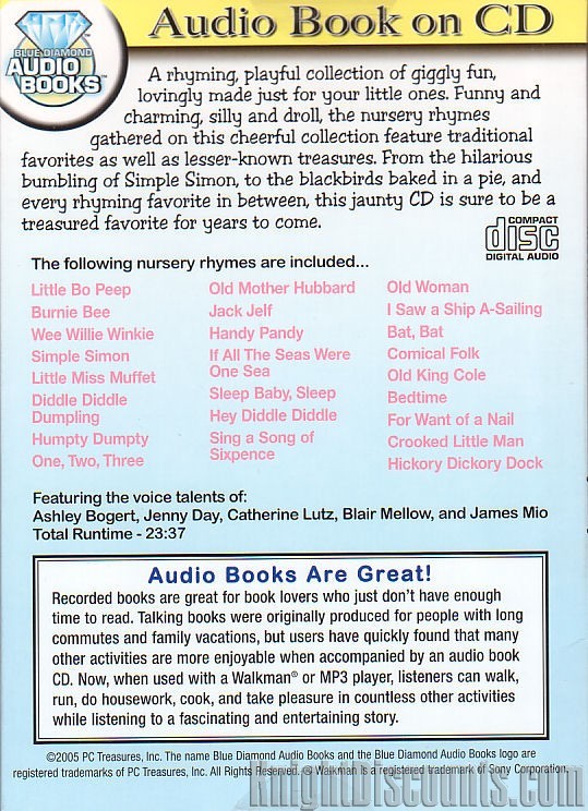 Collection of CHILDREN’S AUDIO BOOKS on 4 CDs Toddler, Kids Stories & Poems NEW