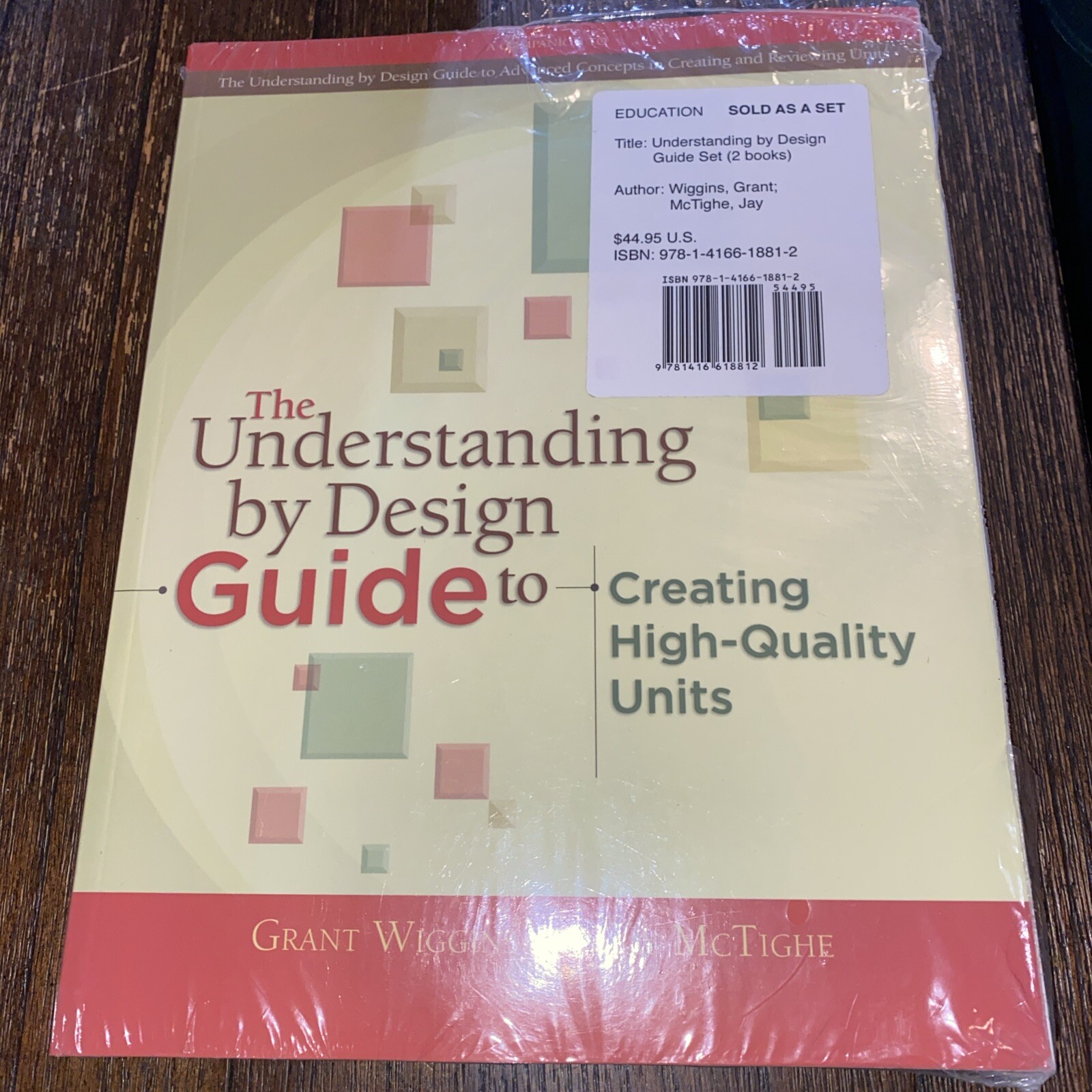 Understanding by Design Guide Set by Jay McTighe and Grant Wiggins NEW SEALED