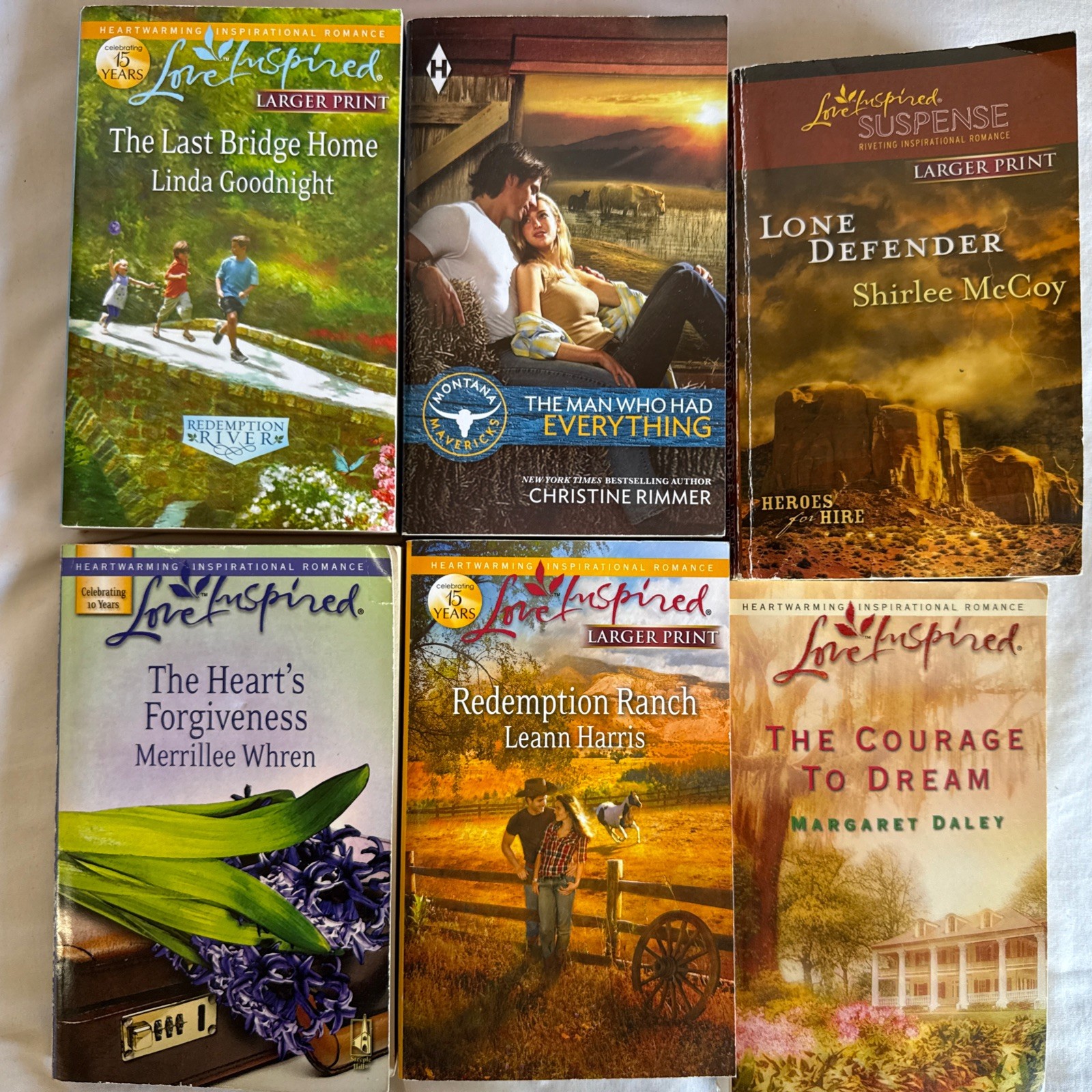 Lot 40 Romance Novels Mixed Publisher Suspense Historical Western Amish Vintage