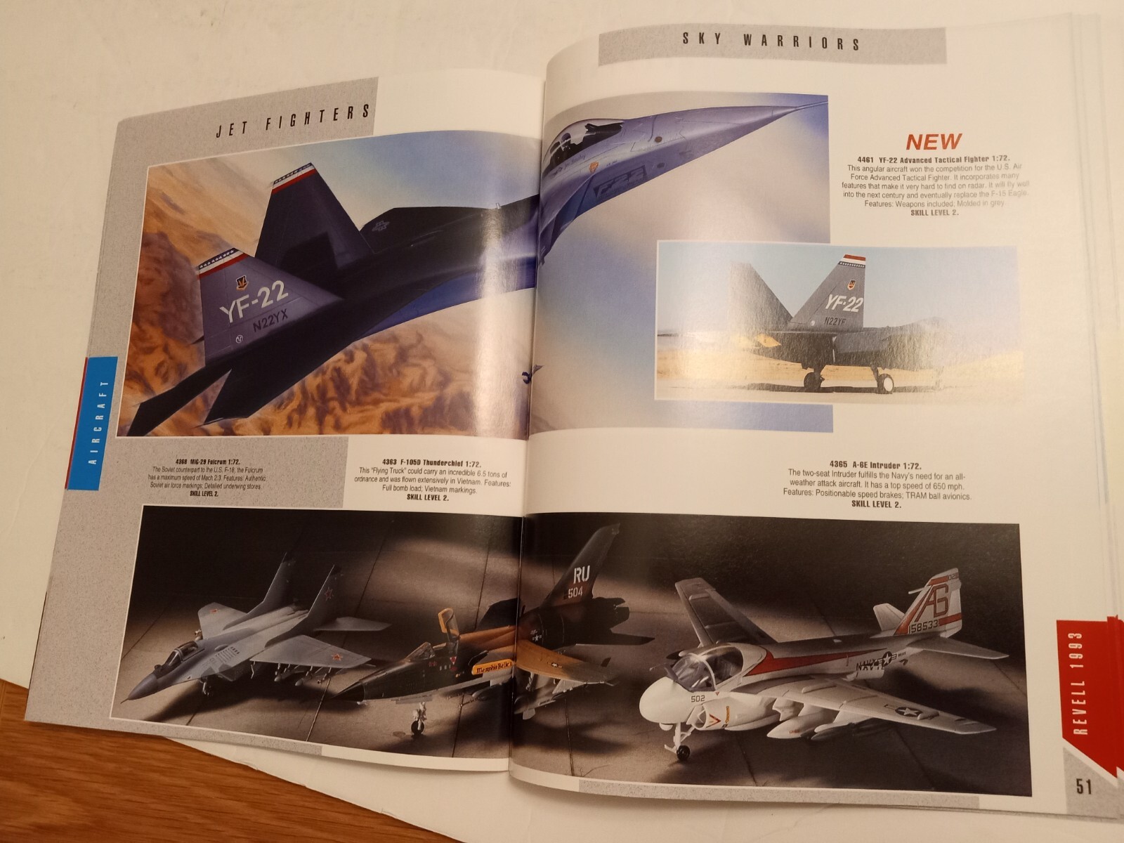 Revell 1993 Model Kits Catalog SPORTS CARS, AIRCRAFT, TRUCKS, NASA SPACE PROGRAM
