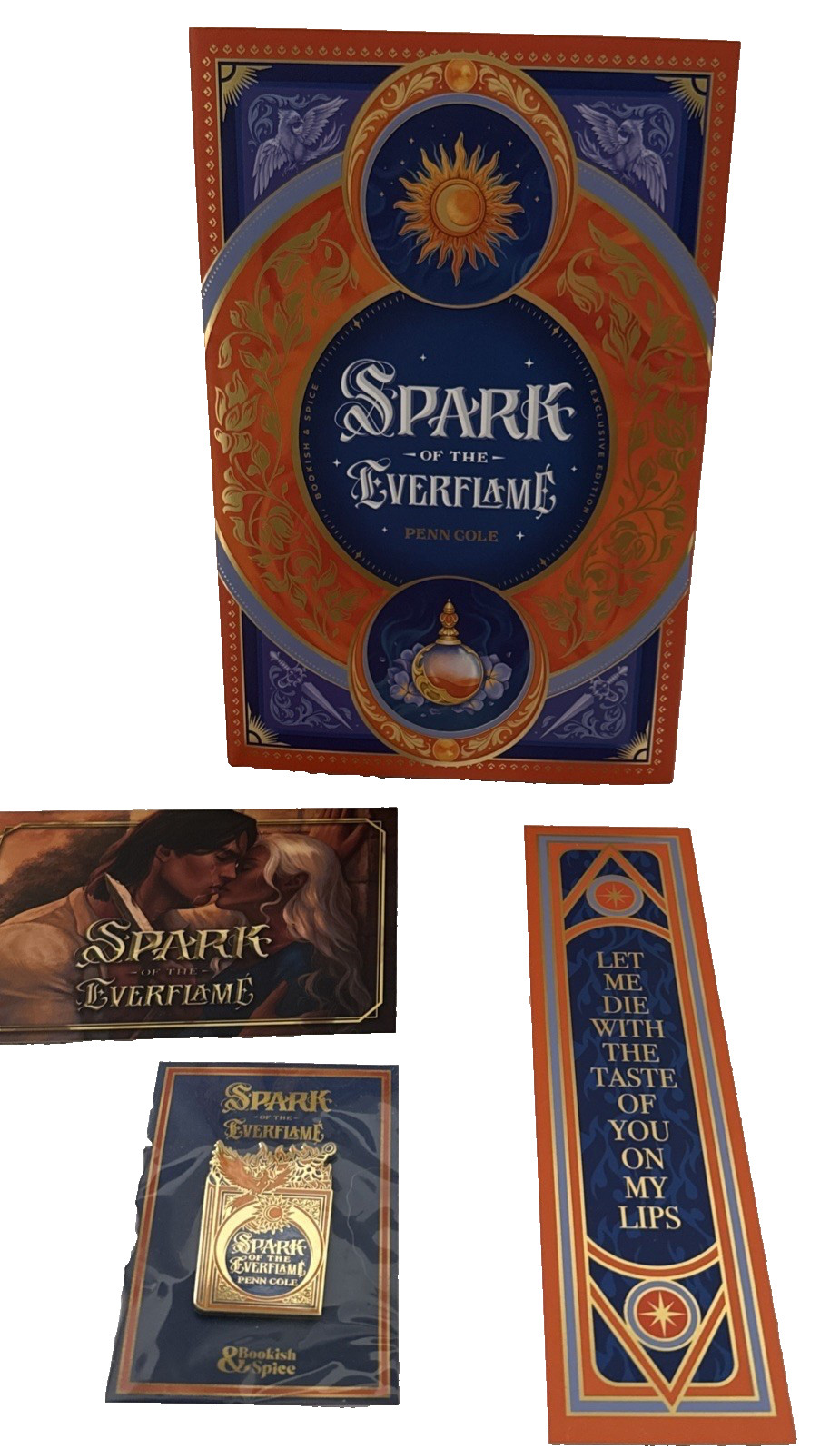 Spark Of The Everflame by Penn Cole Bookish And Spice Special Exclusive SIGNED