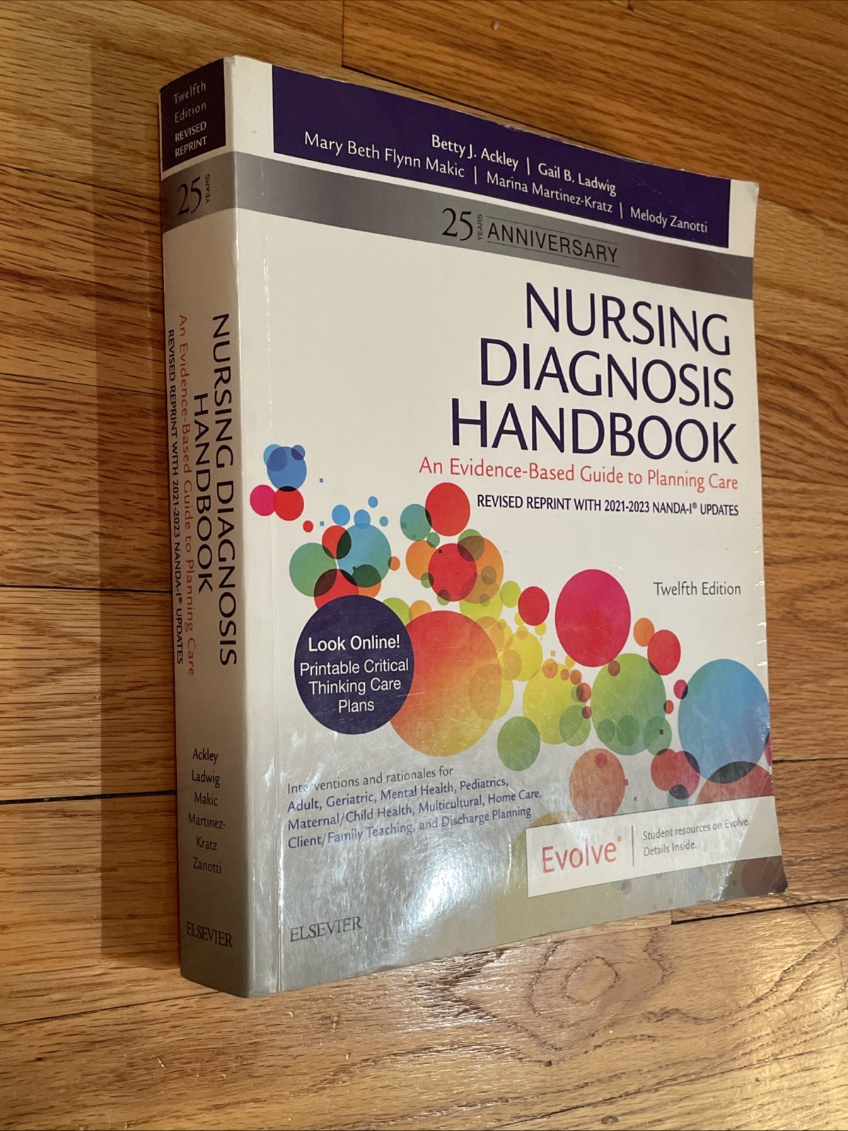 Nursing Diagnosis Handbook 12th Ed Book – Nice Condition! Code Was Used