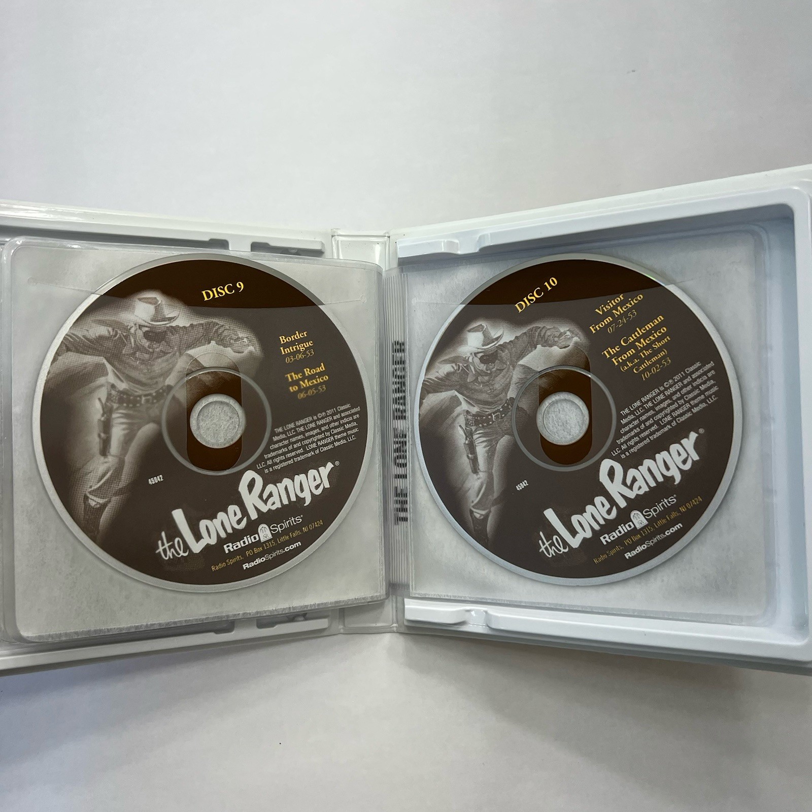 The Lone Ranger South of the Border 10 CD Box Set 2011 Classic Radio Western