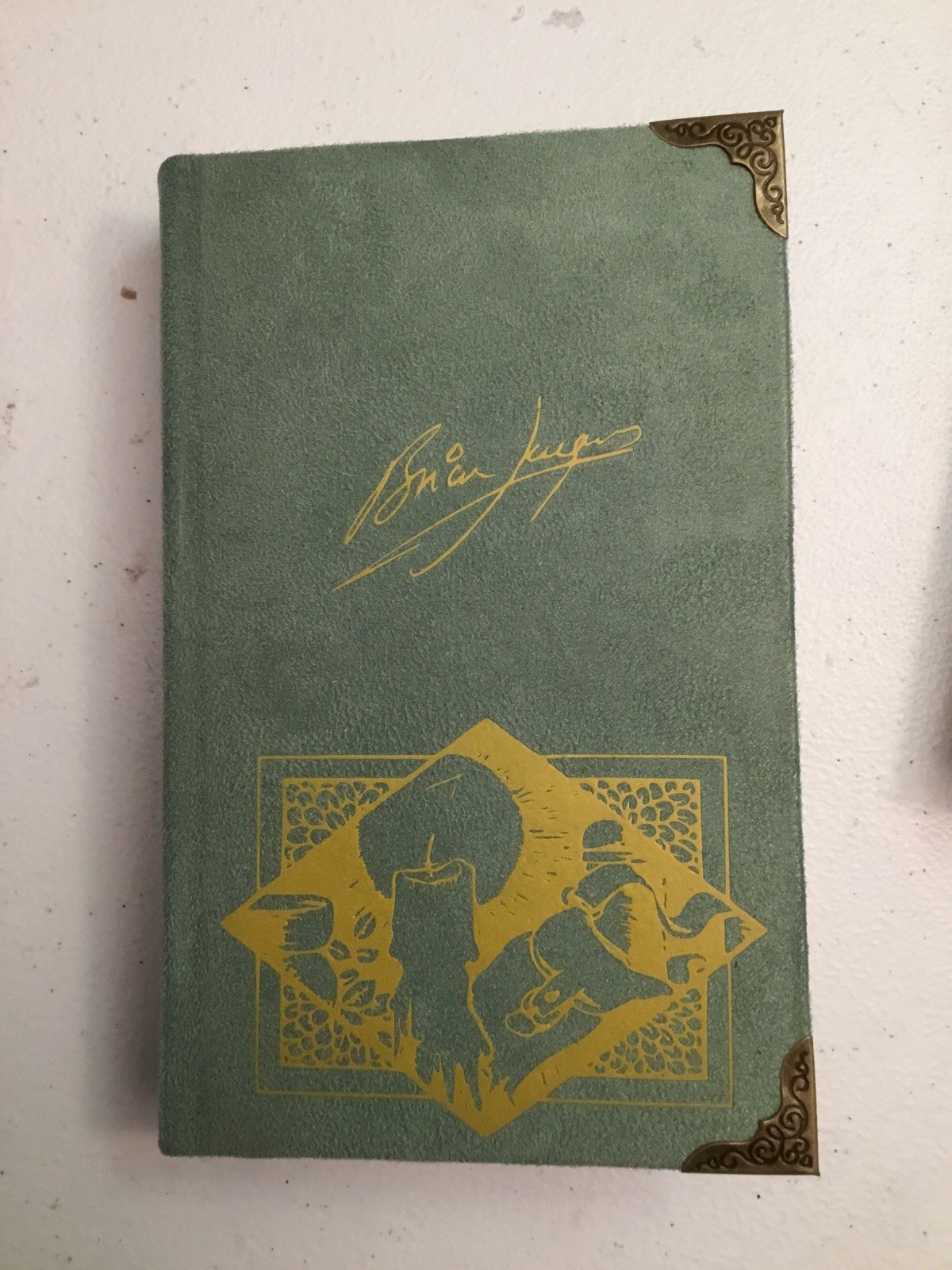 Brian Jacques, Redwall Series Books 1-5, Custom Bound in Suede, Mossflower