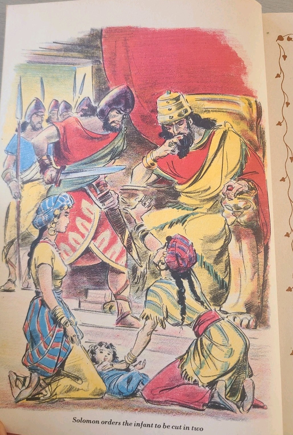 Vintage The Bible Story Library 4 Vol Set, Turner Hodges/Busoni (1957) Hardcover
