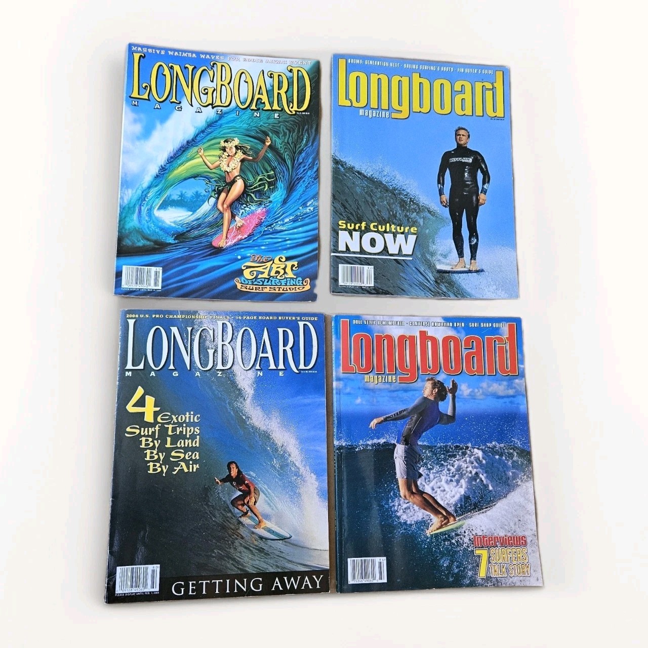 Longboard Magazine Lot of 4 – 2005 Dale Velzy Remembered Board Buyers Guide