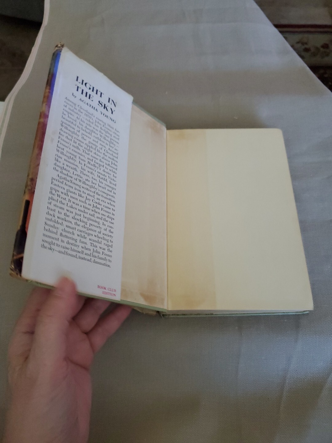Light in the Sky by Agatha Young 1948 Edition HC Book