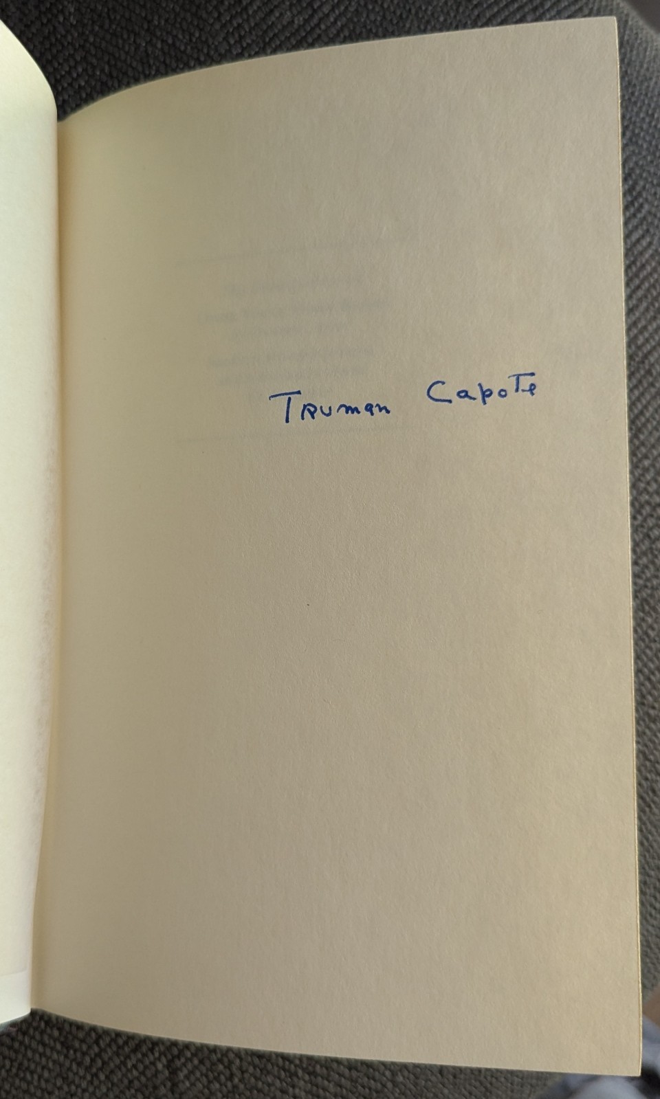 Truman Capote SIGNED Other Voices, Other Rooms 1979 Franklin Library
