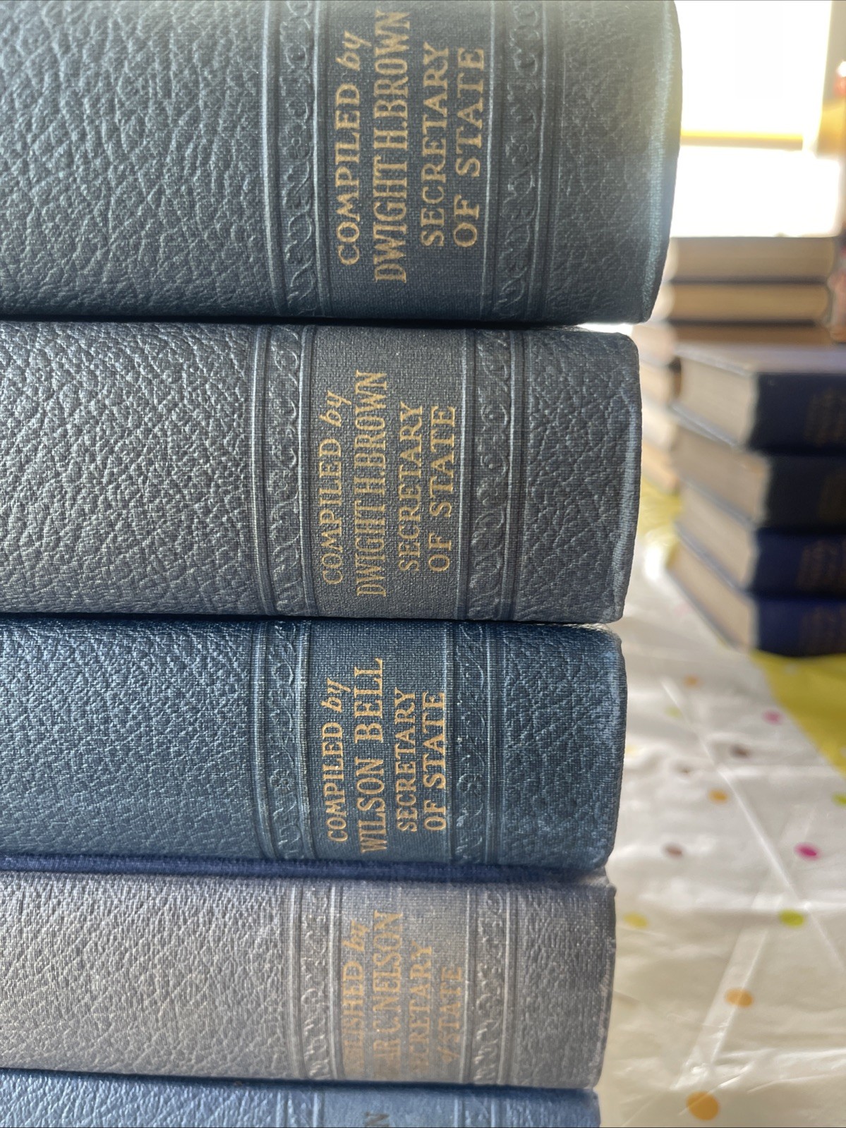 1941 – 1950 Official Manual State Missouri blue book Dwight H Brown 5 Book Lot